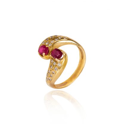 Vintage Gold Ruby Ring