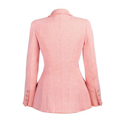 Vintage Chanel Pink Buckle Jacket