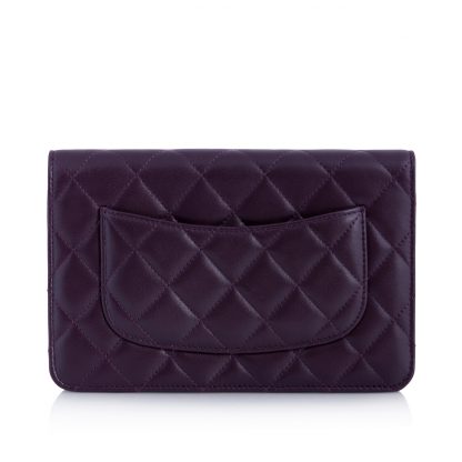 Chanel Woc Purple Wallet