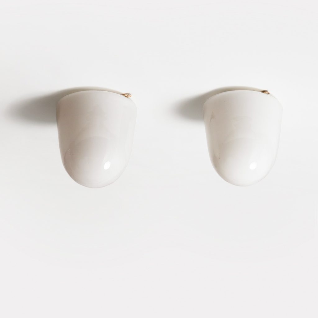 Paavo Tynell for Idman Pair of Ceiling Lamps, 1950s