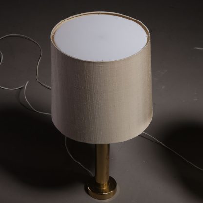 Kosta Elarmatur Pair of Brass Table Lamps, 1970s - Image 2