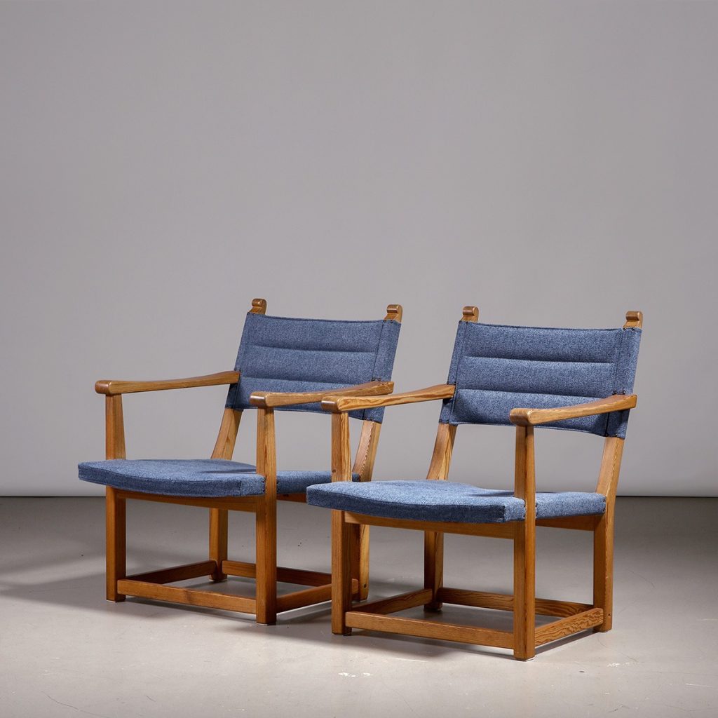 Carl Malmsten 'Hängsits' Armchairs, 1947