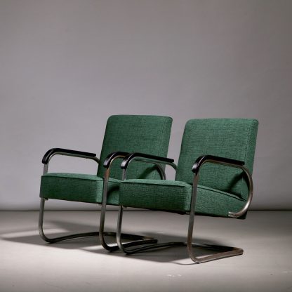 Pair of Bauhaus armchairs by Hynek Gottwald, 1935