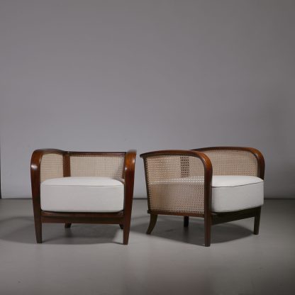 Jindřich Halabala 'H-319' Lounge Chairs, 1920s - Image 5