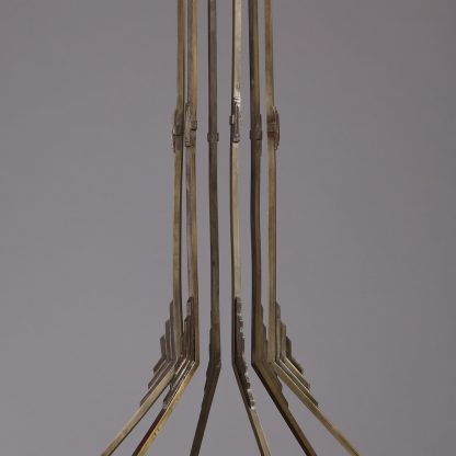 Verrerie des Hanots Large French Chandelier, 1930s - Image 6
