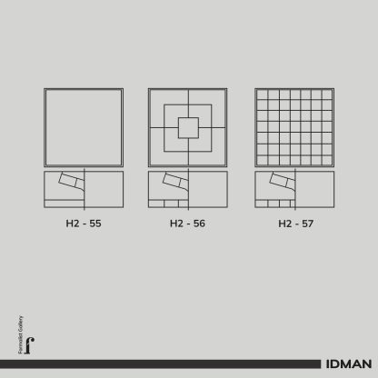 Idman Ceiling Lamp in Metal, 1960s - Image 5