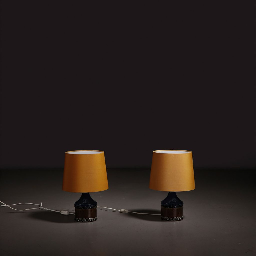 Bjørn Wiinblad Pair of Table Lamps, 1960s