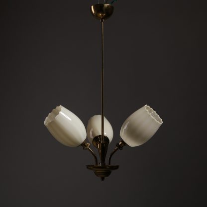 Itsu Oy Brass Pendant Lamp, 1950s - Image 2