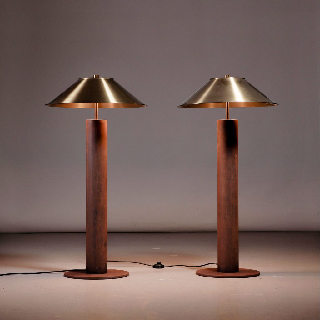 Peter Preller Pair of Floor Lamps, 1980s
