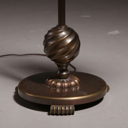 Böhlmarks Brass Floor Lamp, 1930s - Image 7