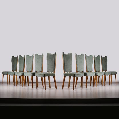 Ludvig Sturm Set of Ten Dining Chairs, ca. 1948