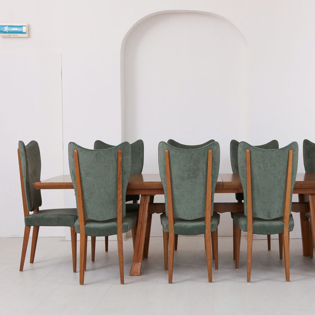 Ludvig Sturm Set of Ten Dining Chairs, ca. 1948