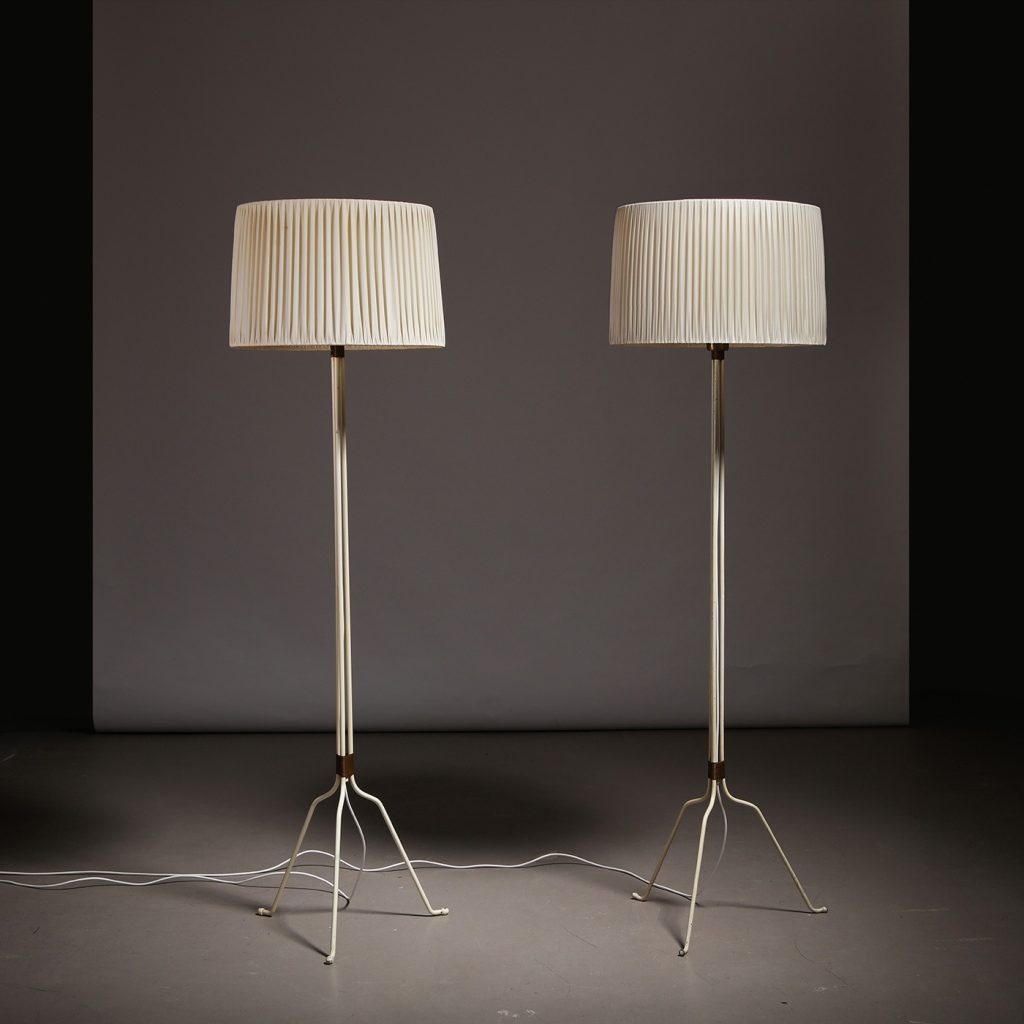Lisa Johansson-Pape Pair of Floor Lamps, 1940s