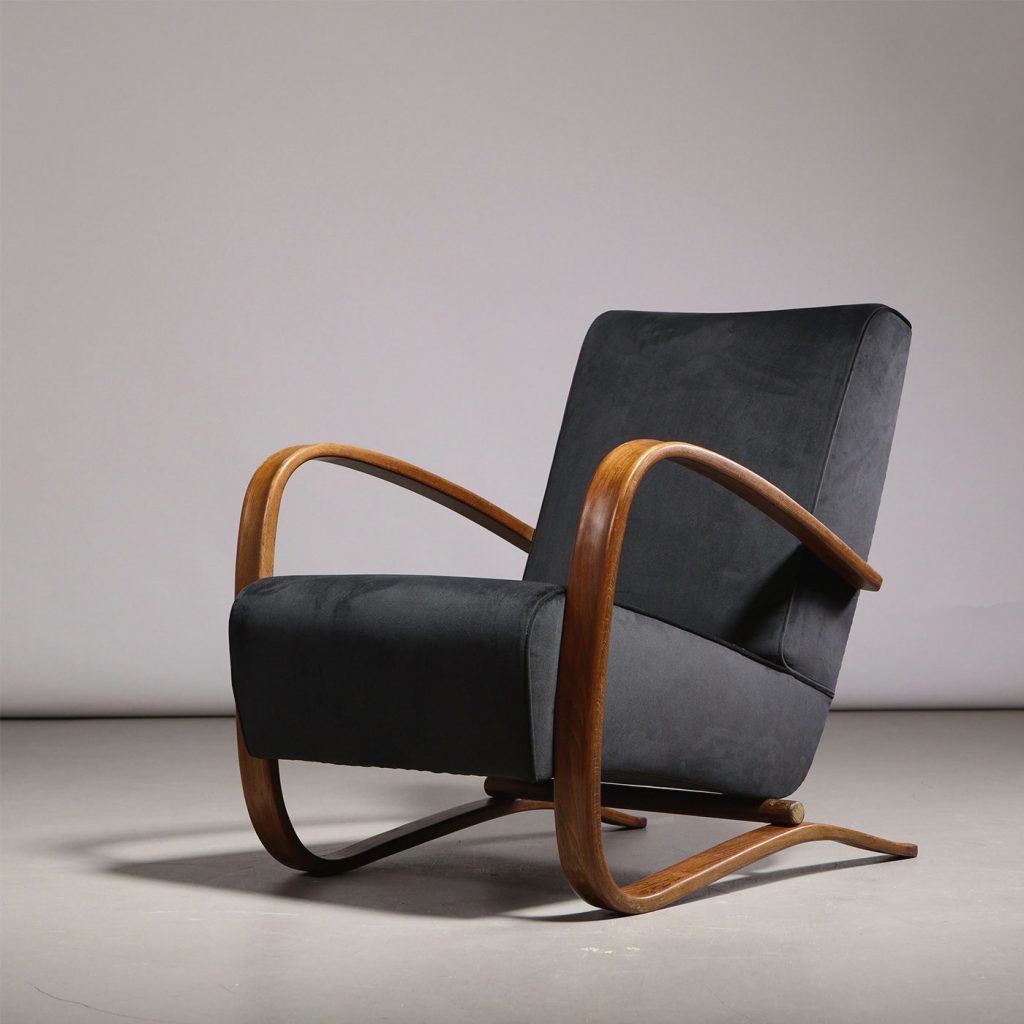 Jindřich Halabala 'H-269' Lounge Chair, 1930s