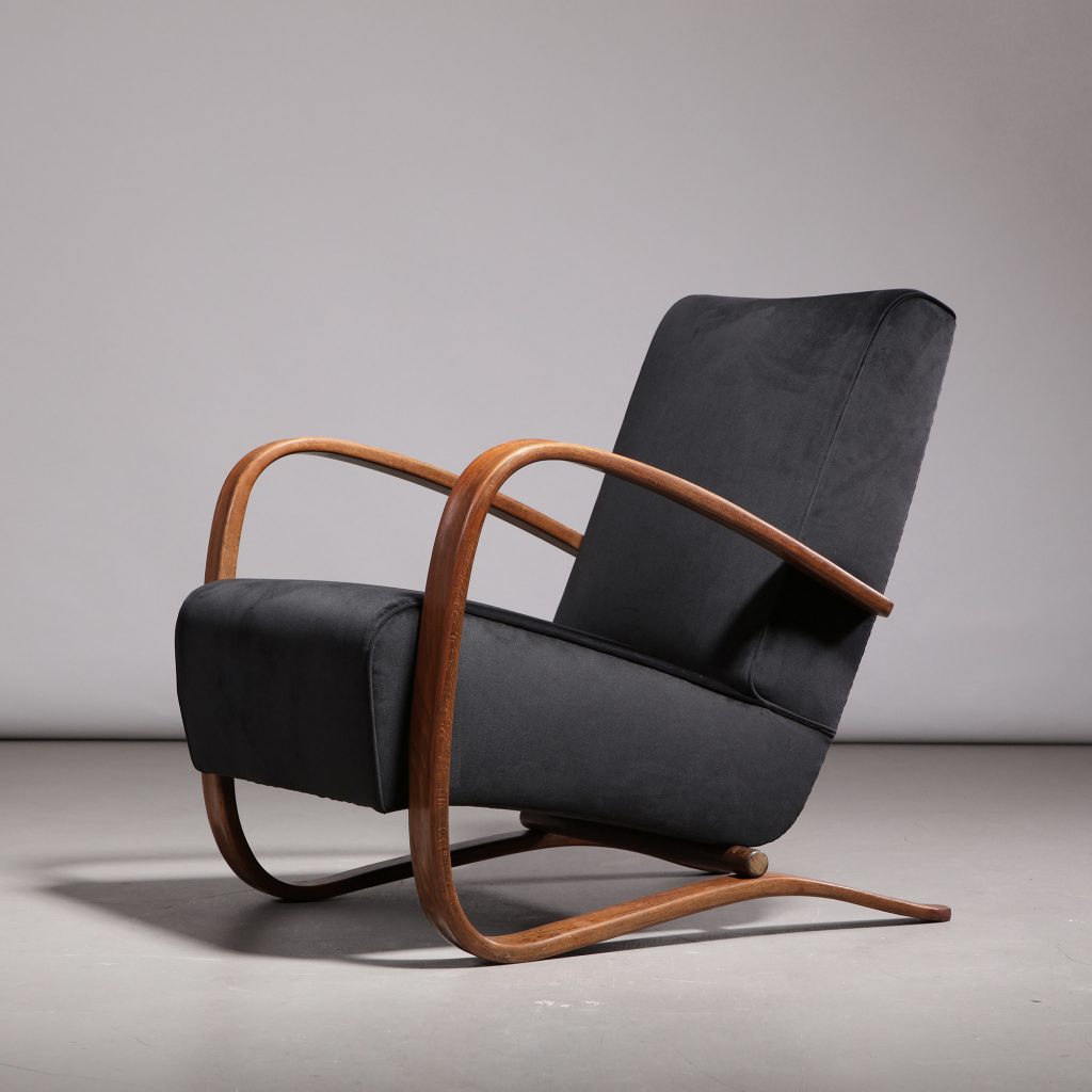 Jindřich Halabala 'H-269' Lounge Chair, 1930s