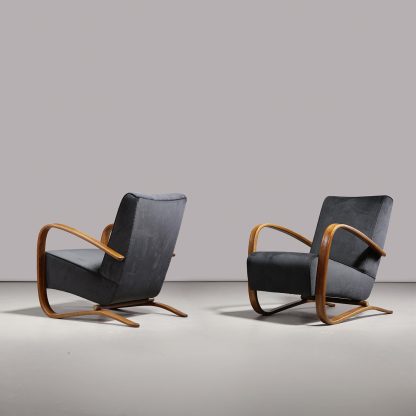Jindřich Halabala 'H-269' Lounge Chairs, 1930s