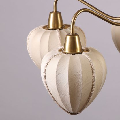 Hans Bergström 5-arm Chandelier, 1940s - Image 5