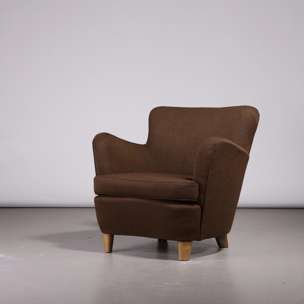 Fritz Hansen (attr.) '1669' Danish Modern Armchair, 1940s