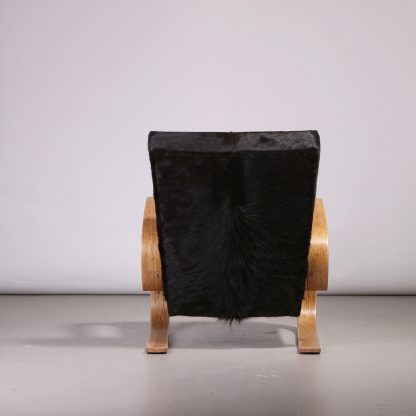 Cantilever Lounge Chair in Cowhide, 1950s - Image 5