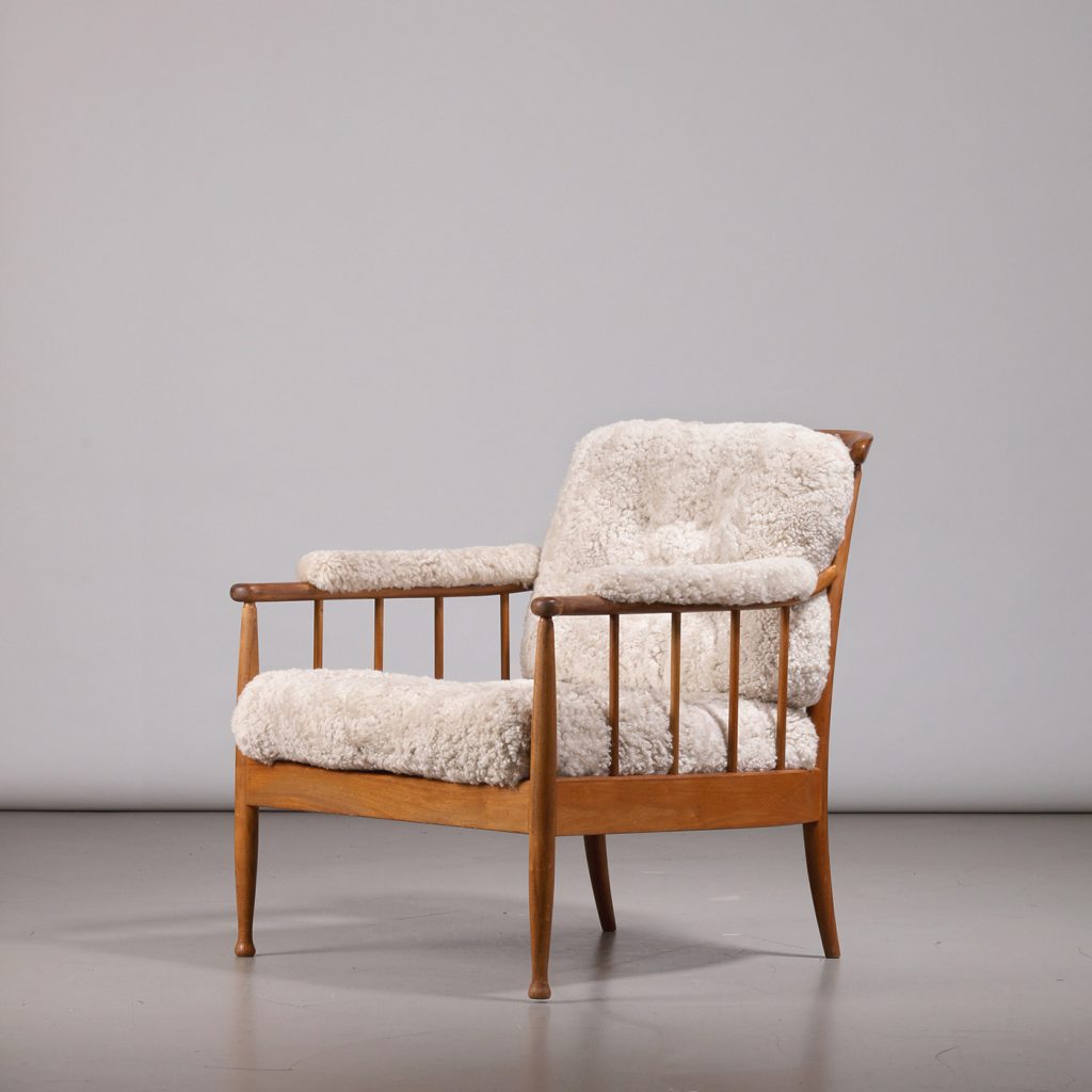 Kerstin Hörlin-Homquist Pair of ‘Skrindan’ Armchairs, 1960s