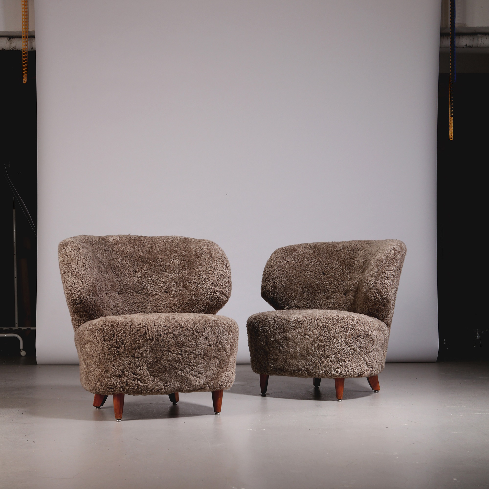 Carl-Johan Boman Pair of Easy Chairs, 1940s - Image 6