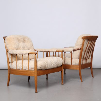 Kerstin Hörlin-Homquist 'Skrindan' Armchairs, 1960s - Image 5
