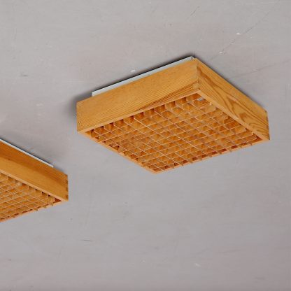 Pair of Swedish Flush Mount Ceiling Lamps, 1970s - Image 4