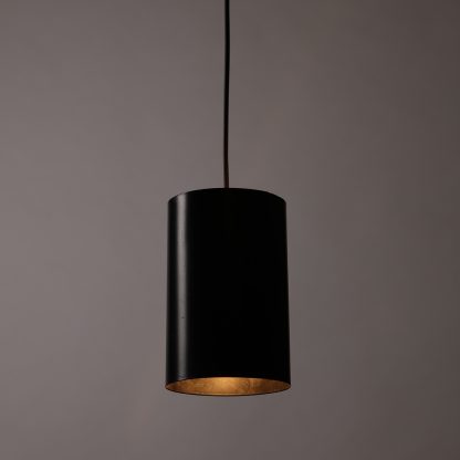 Pair of Swedish Cylinder Pendant Ceiling Lamps, 1960s - Image 3
