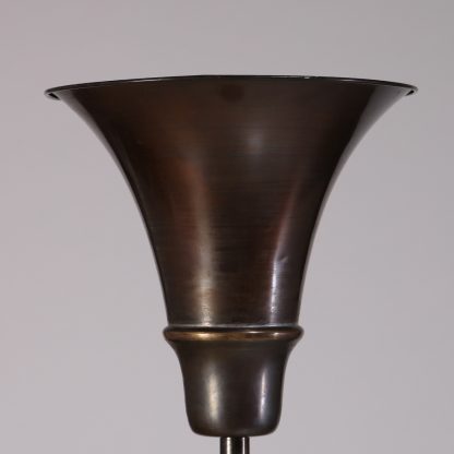 Fog & Mørup Large Uplight Floor Lamp in Bronze, 1940s - Image 3