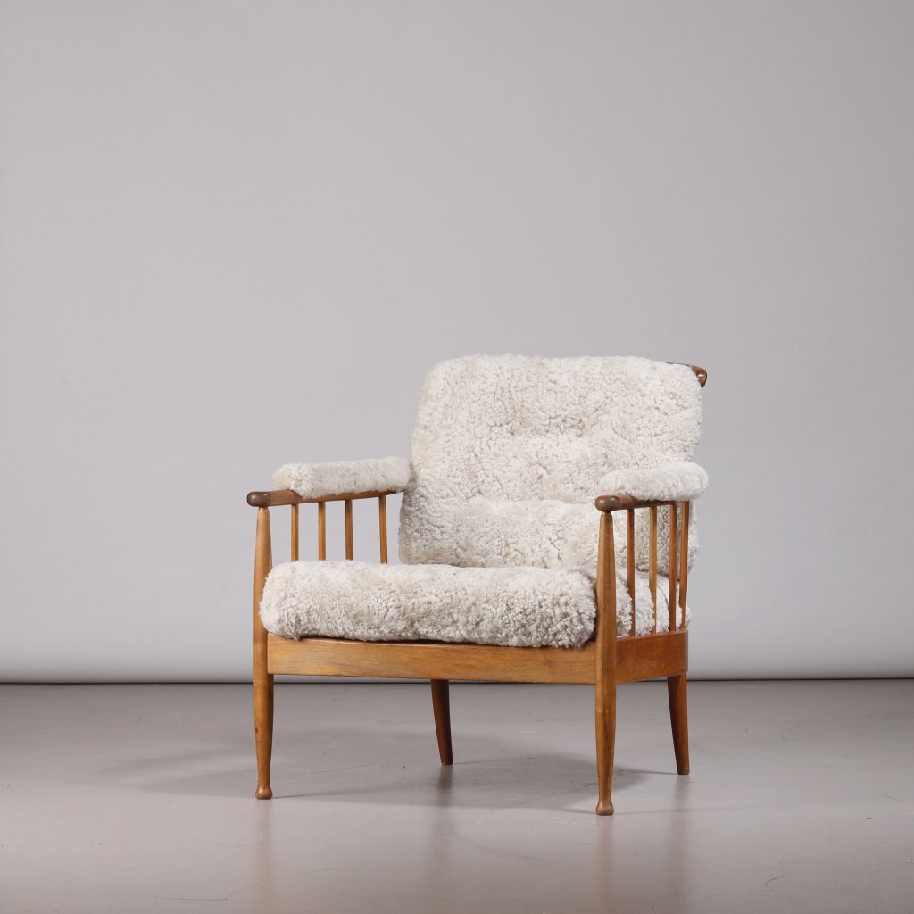 Kerstin Hörlin-Homquist Pair of ‘Skrindan’ Armchairs, 1960s