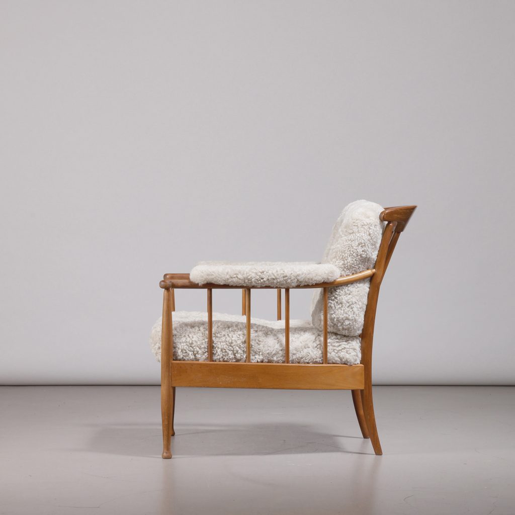 Kerstin Hörlin-Homquist Pair of ‘Skrindan’ Armchairs, 1960s