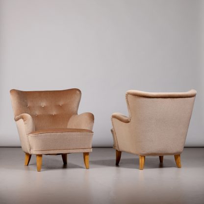 Ilmari Lappalainen Pair of 'Laila' Armchairs, 1950s - Image 3