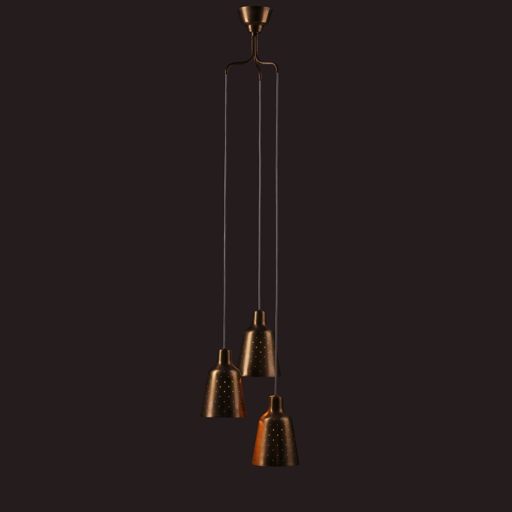 Hans Bergström '40' Cascade Ceiling Lamp, 1940s