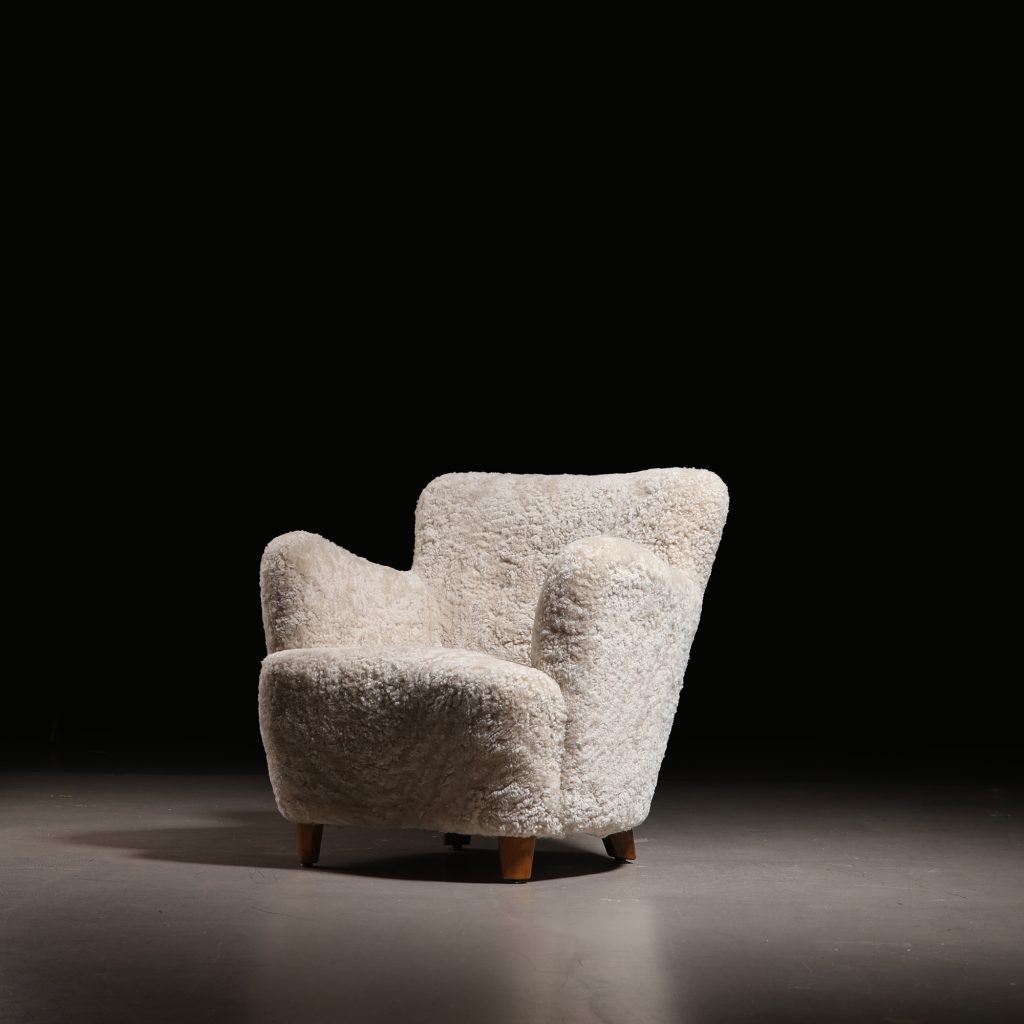 Fritz Hansen (attr.) Danish Modern Armchair, 1940s