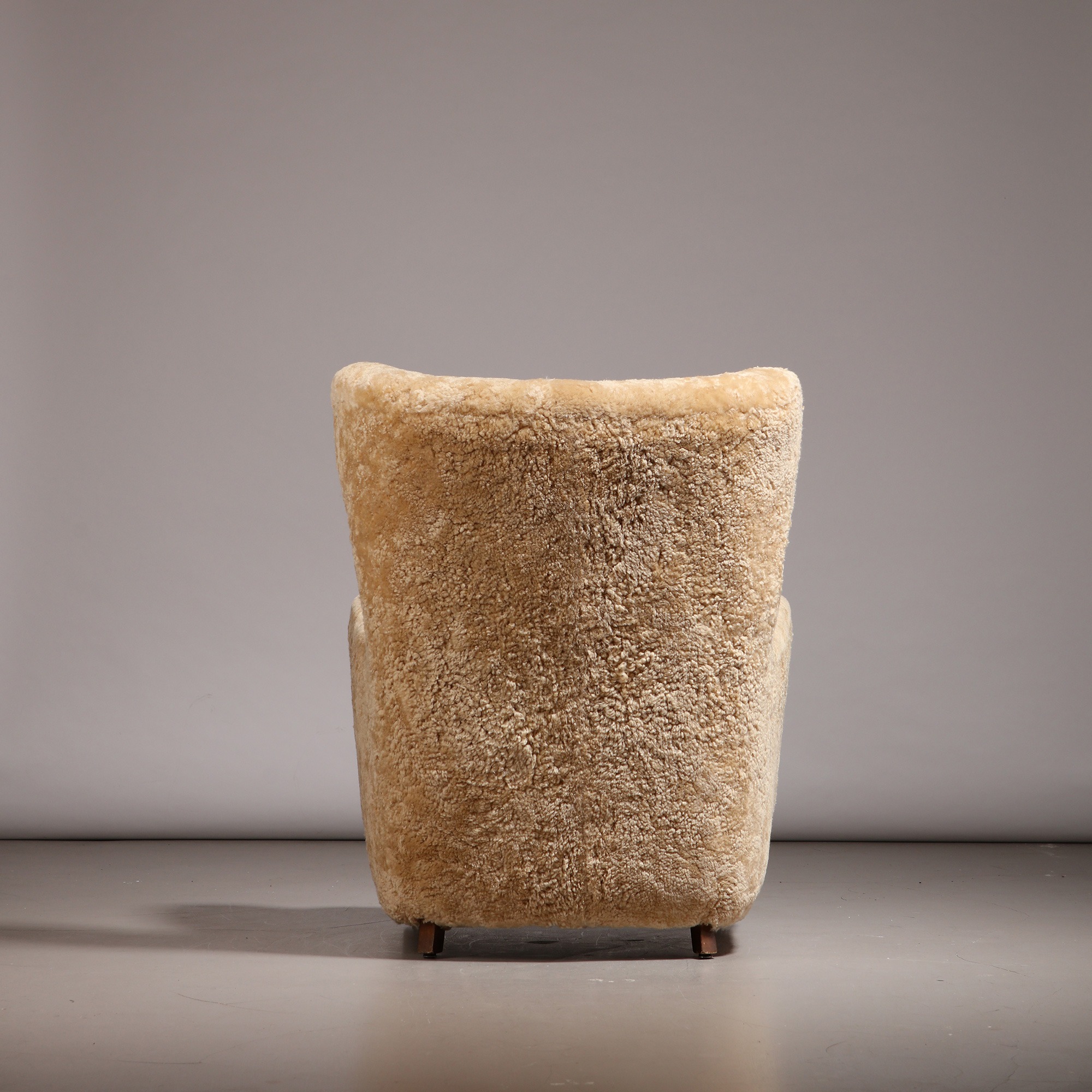 Mogens Lassen (attr.) High Wingback Armchair, 1940s - Image 6