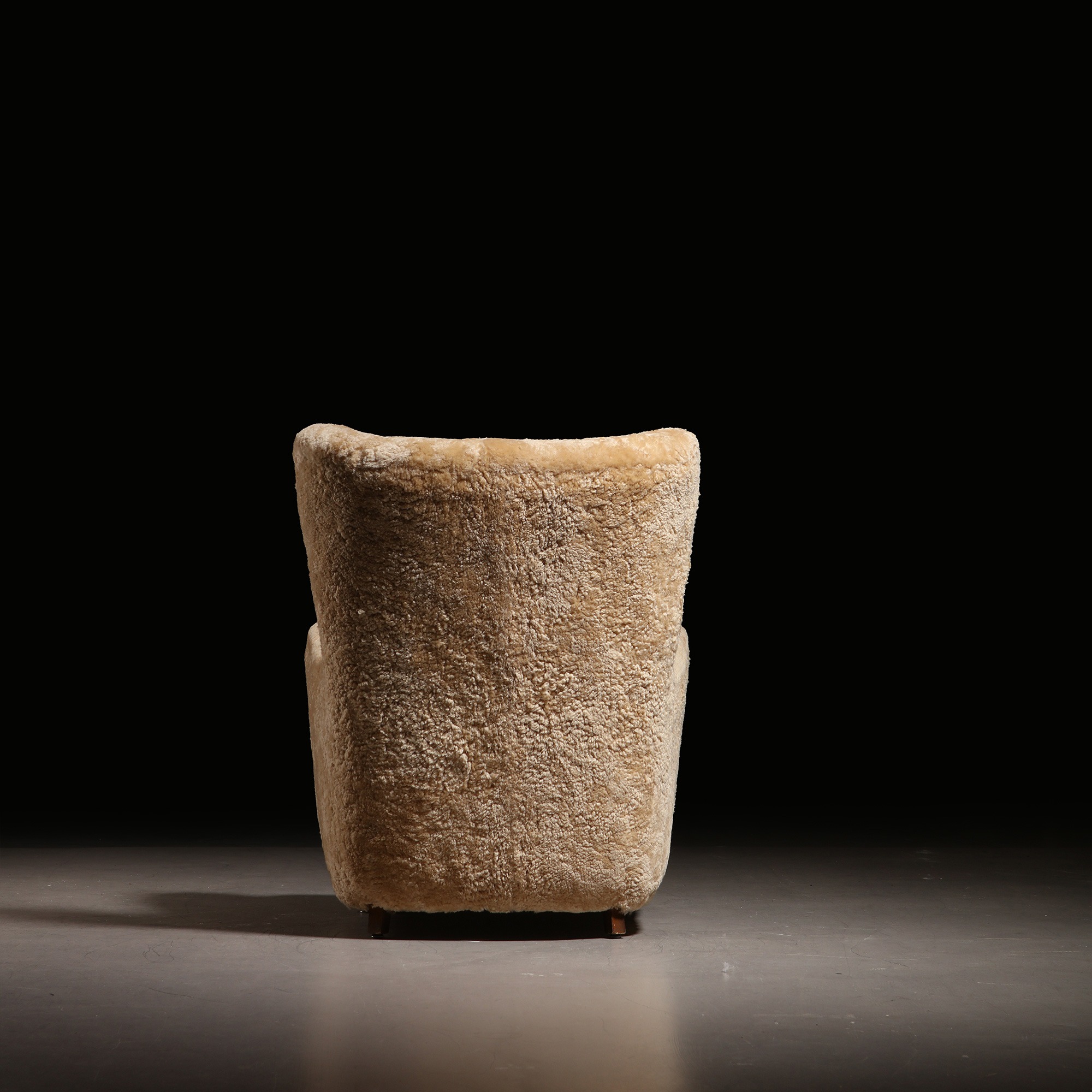 Mogens Lassen (attr.) High Wingback Armchair, 1940s - Image 3