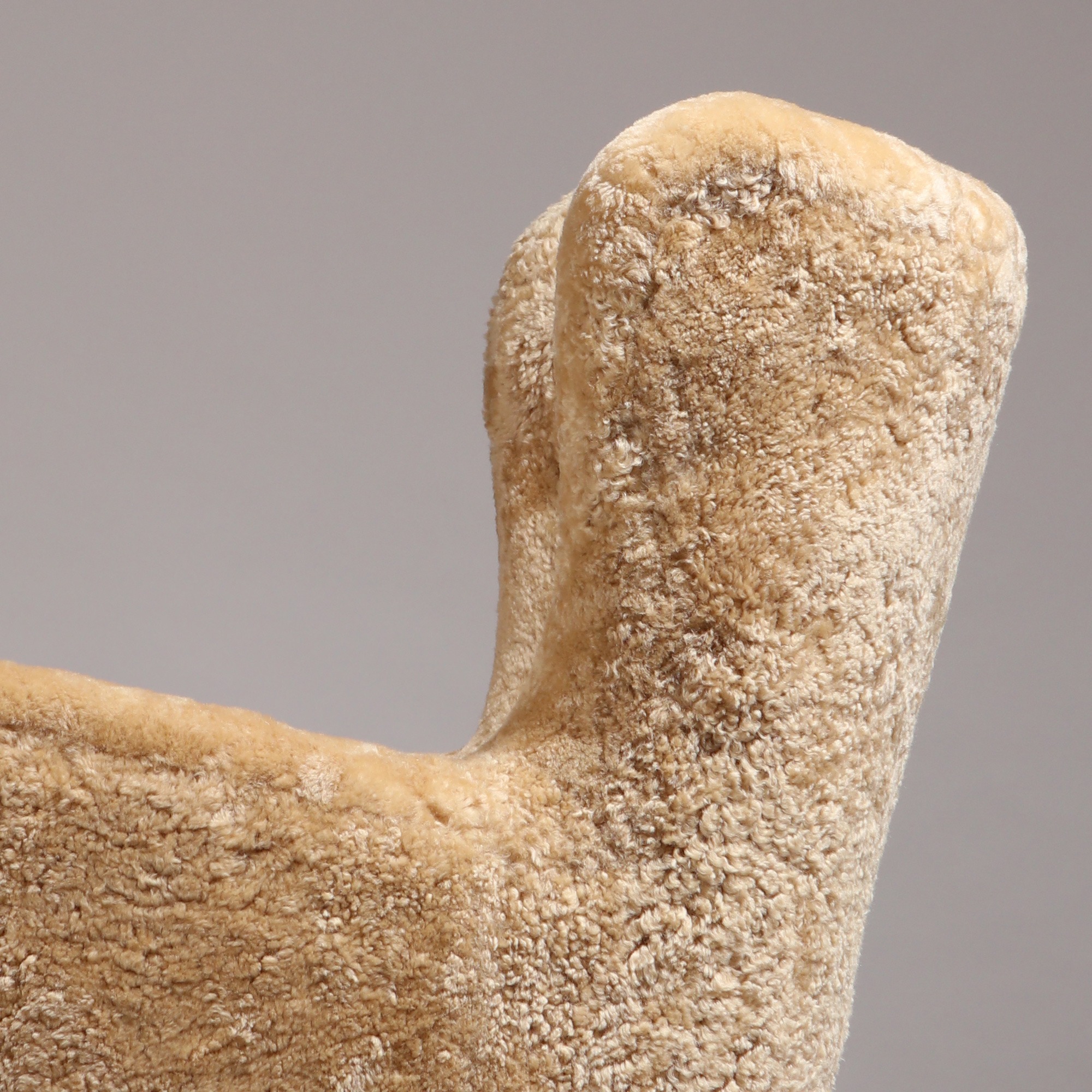 Mogens Lassen (attr.) High Wingback Armchair, 1940s - Image 7