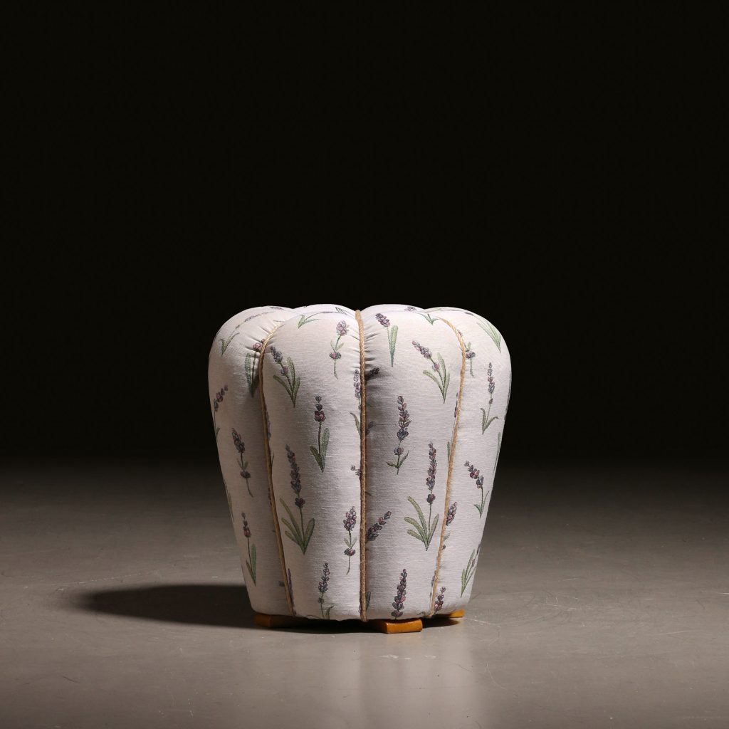Jindřich Halabala Art Deco Stool, 1930s