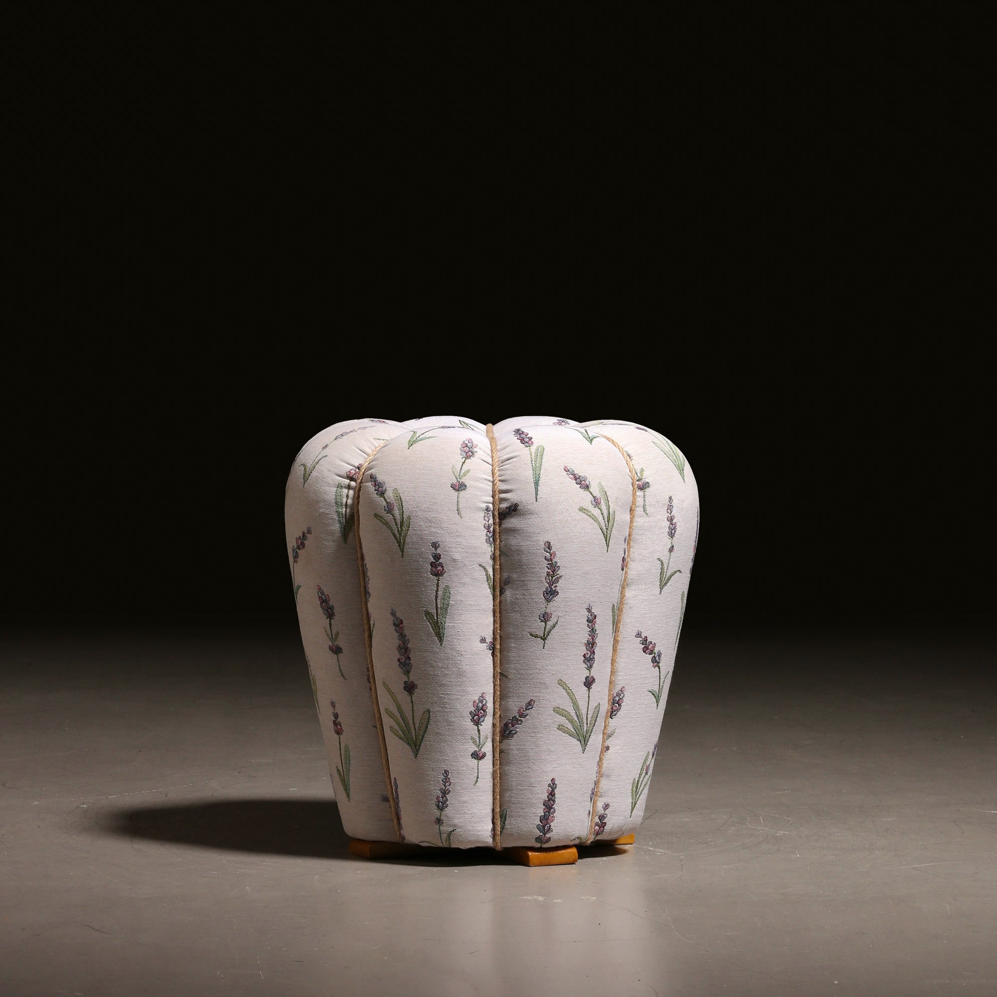 Jindřich Halabala Art Deco Stool, 1930s